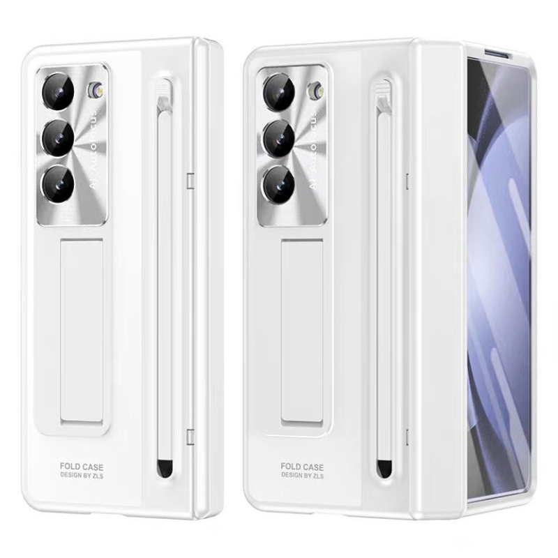 [With Stand] Samsung Galaxy Z Fold 6 SM-F956 Hinge Folding Full Protection Tempered Glass Essentials Series Case - i-Station Mobile Phone & Electronic Device Repair and Accessories