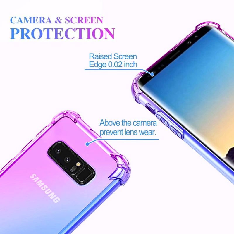 Load image into Gallery viewer, Samsung Galaxy A70 SM-A705/S SM-A707 TPU Rainbow Gradient Color Anti-fall Heavy Duty Series Case
