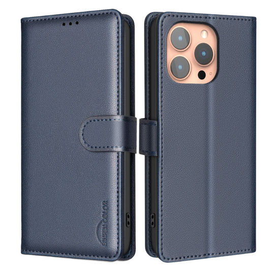 [With Card Slot] Motorola Moto G75 Multi Functional Leather Buckle Flap Wallet Series Case