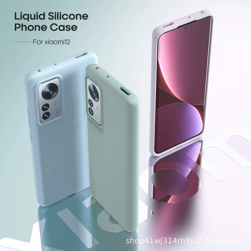 Load image into Gallery viewer, Xiaomi Mi 12/Pro/Lite Full-cover Liquid Silicone Shockproof Essentials Series Case
