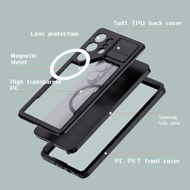 Load image into Gallery viewer, [Magsafe Compatible] [Mars Series] Samsung Galaxy S26 Ultra (S948) Shellbox Full Covered Waterproof Heavy Duty Tough Armor Case - i-Station Mobile Phone &amp; Electronic Device Repair and Accessories
