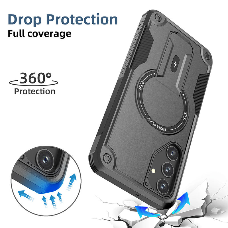 Load image into Gallery viewer, [Magsafe Compatible][Built-in Stand] Samsung Galaxy A16 4G/5G Military-grade Shockproof Heavy Duty Series Case
