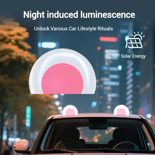 Cute Cartoon Cat Ear Solar-Powered Decorative Light Safety Lights For Car Exterior & Car Roof (1 Pair) - i-Station Mobile Phone & Electronic Device Repair and Accessories