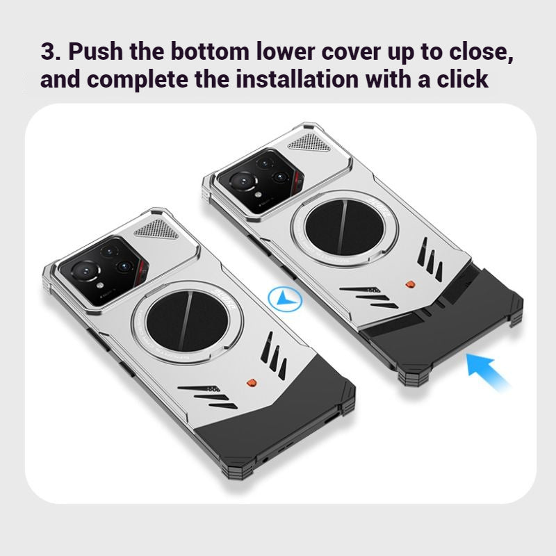 ASUS ROG Phone 9 & Pro - 360 Degree Frameless Metal Heat Dissipation Snap-on Case - i-Station Mobile Phone & Electronic Device Repair and Accessories