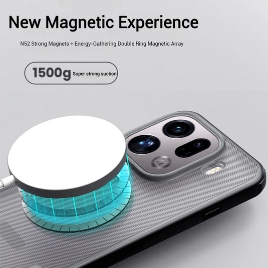 [Magsafe Compatible] OPPO Find X9 & Pro - Frosted Shield Shockproof Phone Case