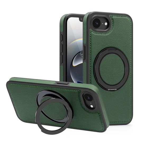 [Magsafe Compatible][Built-in Stand] Apple iPhone 16e - 360 Degree Leather Magnetic Stand Essentials Series Case