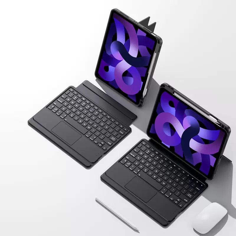 Load image into Gallery viewer, [Detachable][With Backlit] Apple iPad 11 11&#39;&#39; 11th Gen (2025) A16 - Wireless Bluetooth Smart Control Touch Keyboard Case
