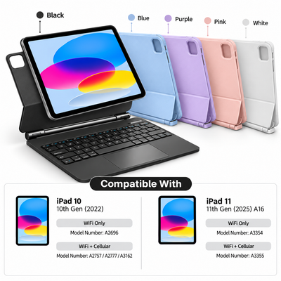Apple iPad Magic Smart Floating Keyboard Case Multi-Touch Trackpad Magnetic Bluetooth Wireless Slim Protective Cover - i-Station Mobile Phone & Electronic Device Repair and Accessories
