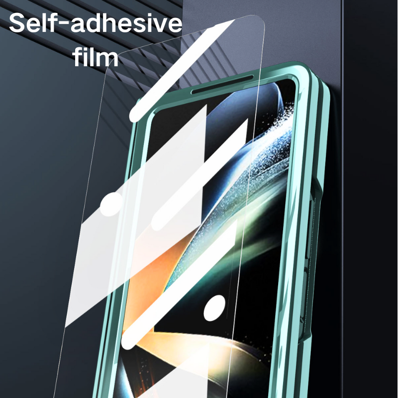 [Built-in Screen Protector] Samsung Galaxy Z Fold 3 SM-F926 Electroplated Mechanical Gear Full-cover Fashion-Forward Series Case - i-Station Mobile Phone & Electronic Device Repair and Accessories