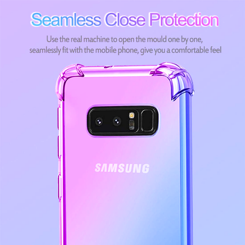 Load image into Gallery viewer, Samsung Galaxy A70 SM-A705/S SM-A707 TPU Rainbow Gradient Color Anti-fall Heavy Duty Series Case
