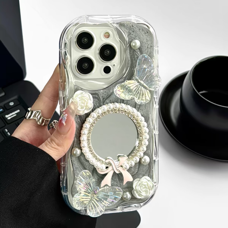 Load image into Gallery viewer, [Built-in Mirror] Apple iPhone 11/Pro Max Full-wrap 3D Anti-drop BlingBling Series Case
