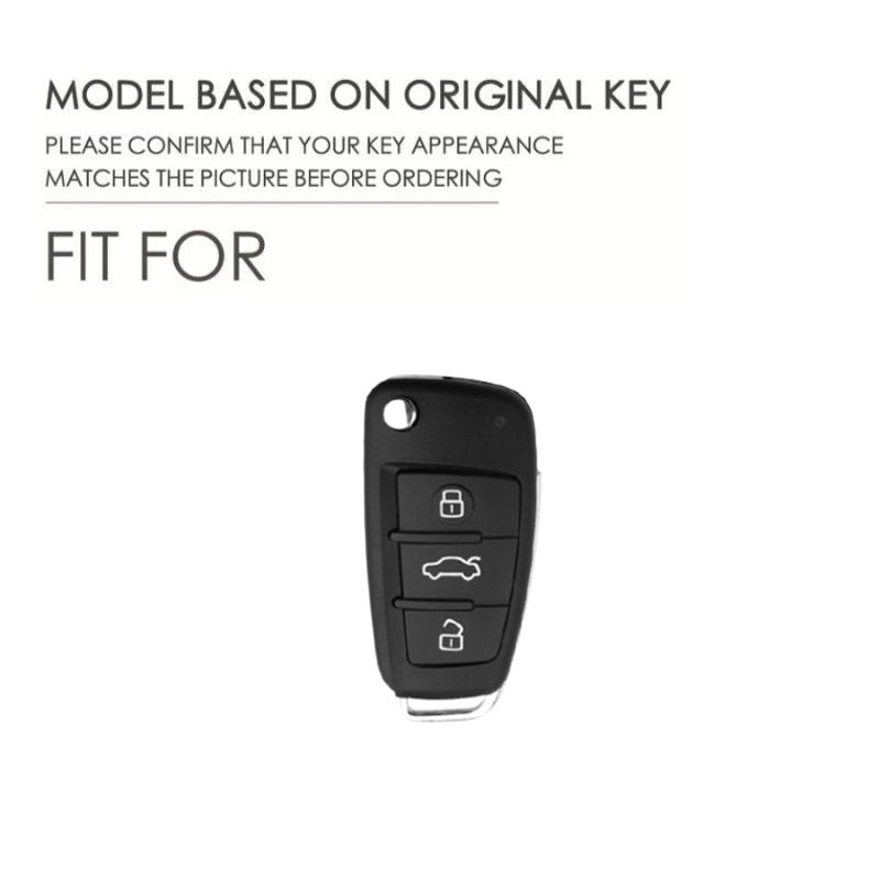 Load image into Gallery viewer, Isuzu Alloy + PU Leather Protection Car Key Fob Case Cover For D-MAX, MU-X, MUX
