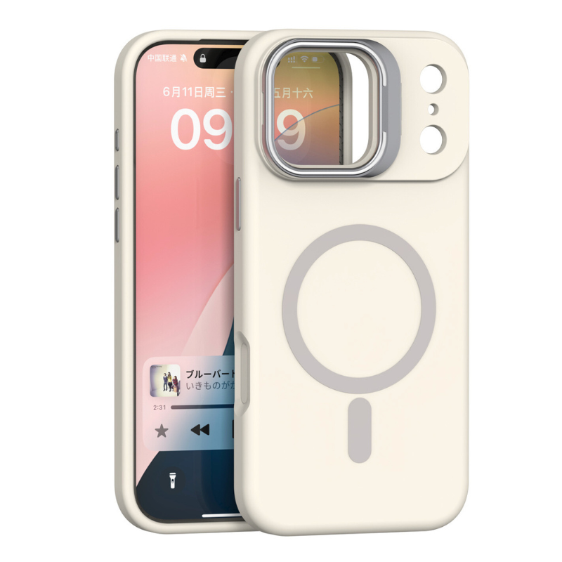 [Magsafe Compatible][With Lens Bracket] Apple iPhone 17/Pro/Pro Max/Air Liquid Silicone Shockproof Phone Case - i-Station Mobile Phone & Electronic Device Repair and Accessories