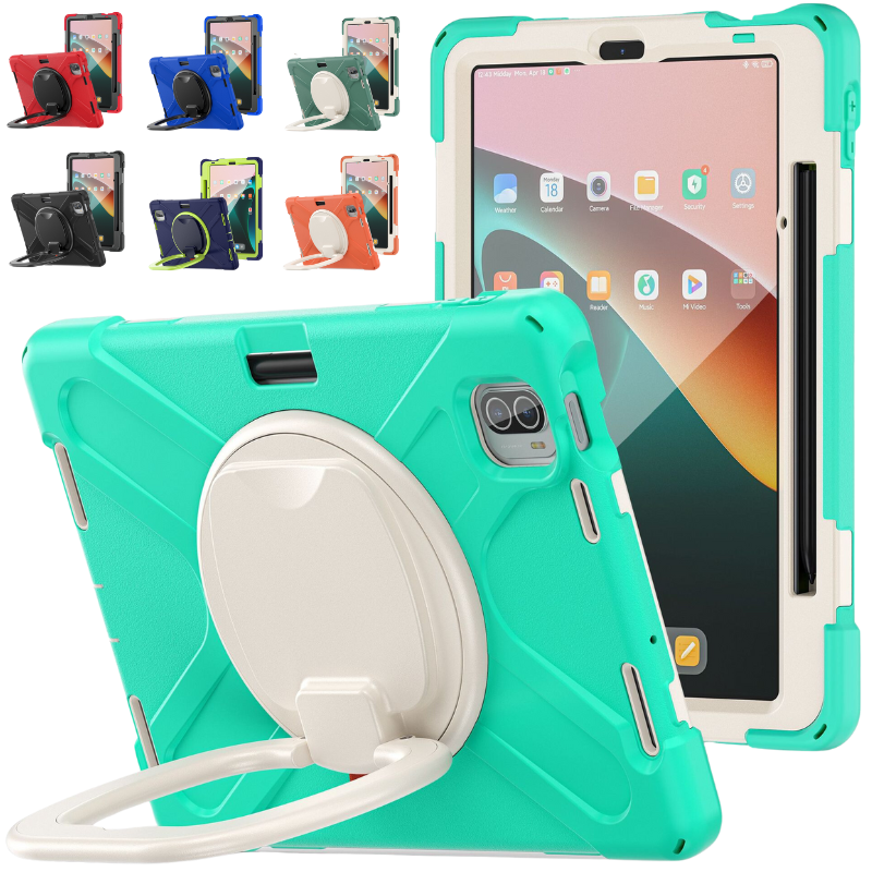 Load image into Gallery viewer, [With Ring Bracket] Xiaomi Mi Pad 5/Pro 11’’ (2021) EVA Kid Friendly Heavy Duty Ring Holder Stand Case
