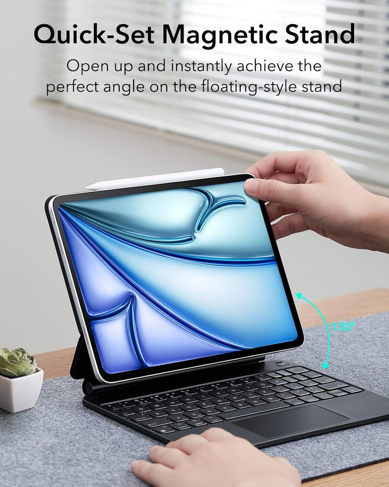 Load image into Gallery viewer, [Magic Keybord] Apple iPad Pro 11&quot; (2018/2020/2021/2022) - Easy-Set Floating Cantilever Stand Precision Multi-Touch Trackpad Smart Wireless Keyboard Case With Backlit Keys
