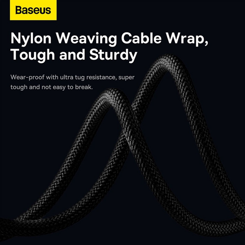 Load image into Gallery viewer, Baseus StarSpeed 1-for-3 Fast Charging Data Cable USB to M+L+C 3.5A 1.2m
