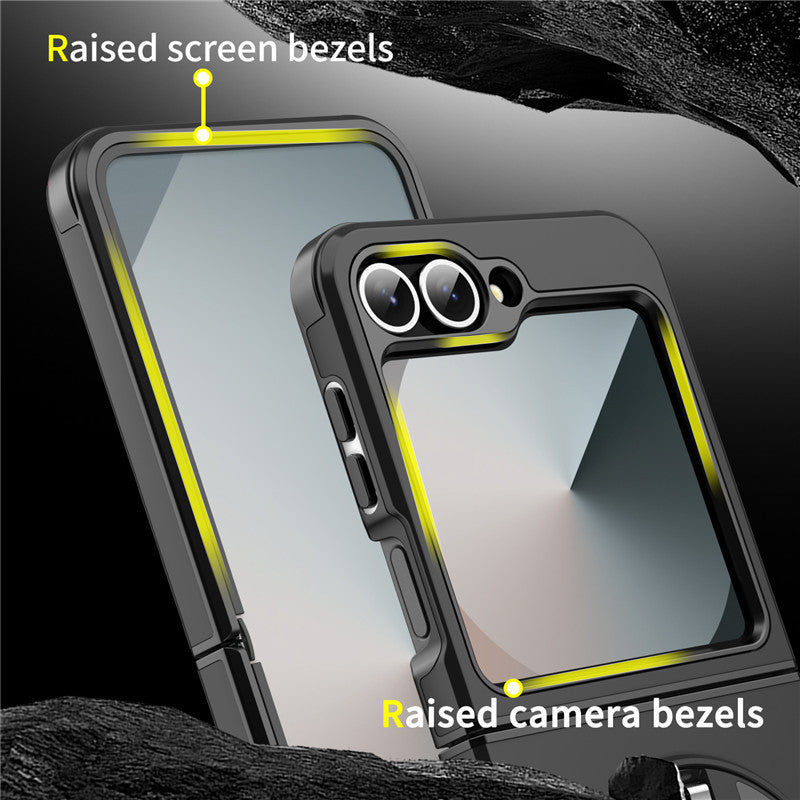 Load image into Gallery viewer, [Built-in Kickstand] Samsung Galaxy Z Flip7 - Rugged Shockproof Heavy Duty Series Case
