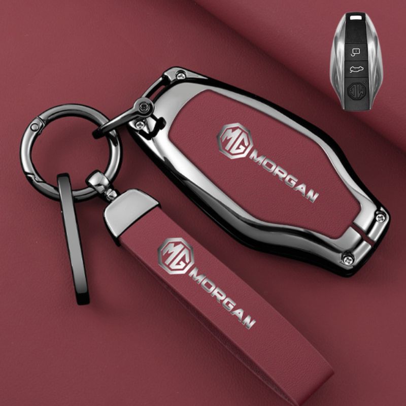 Load image into Gallery viewer, MG Full coverage protection with Zinc Alloy Car Key Fob Case Cover For MG7 2023 2024
