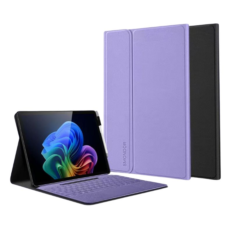 Load image into Gallery viewer, Microsoft Surface Pro 12 (2025) - Slim &amp; Lightweight Leather Magnetic Buckle Case

