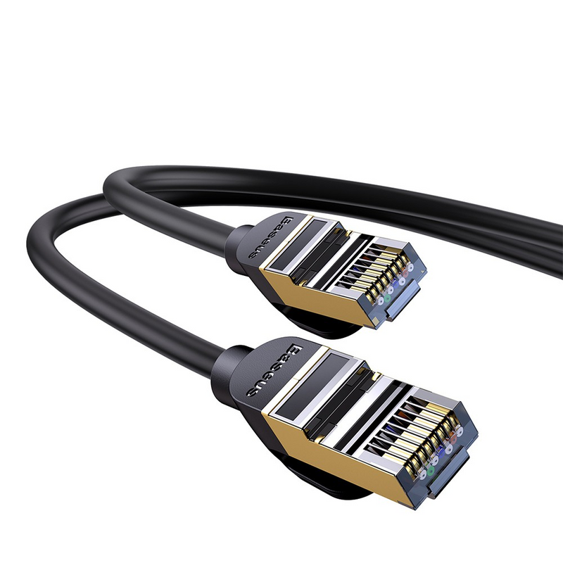 Load image into Gallery viewer, Baseus High Speed Seven Types of RJ45 10 Gigabit Network Cable 1M - Black - i-Station Mobile Phone &amp; Electronic Device Repair and Accessories
