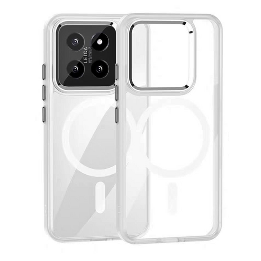 [Magsafe Compatible] Xiaomi Mi 14/Pro/Ultra Transparent Ultra-Thin Shockproof Essential Series Case