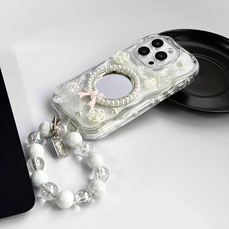 Load image into Gallery viewer, [Built-in Mirror] Apple iPhone 12/Pro/Pro Max Full-wrap 3D Anti-drop BlingBling Series Case
