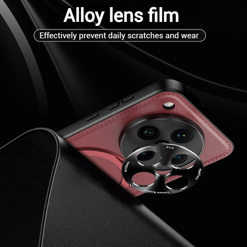 Load image into Gallery viewer, [Built-in Ring Bracket][Magsafe Compatible] Oppo Reno13 / Pro Premium Leather Texture Full-Body Shockproof Phone Case
