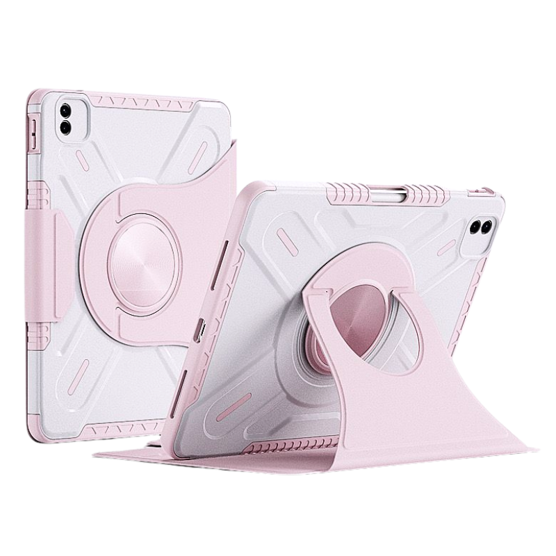 Load image into Gallery viewer, [With Pen Slot] Apple iPad 7th/8th/9th Gen (2019/2020/2021) 10.2&quot; - 360 Degree Hard Shell Full-body Rotating Stand With Airbag Shockproof Protection
