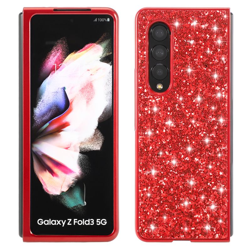 Load image into Gallery viewer, Samsung Galaxy Z Fold 4 SM-F936 Ultra-thin Electroplated Diamond-studded Glitter Shockproof Blingbling Series Case
