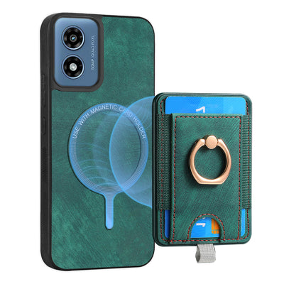 [With Ring Bracket][Detachable] Motorola Moto Edge 50 Fusion Shockproof Wallet Series Case With Card Slot - i-Station Mobile Phone & Electronic Device Repair and Accessories
