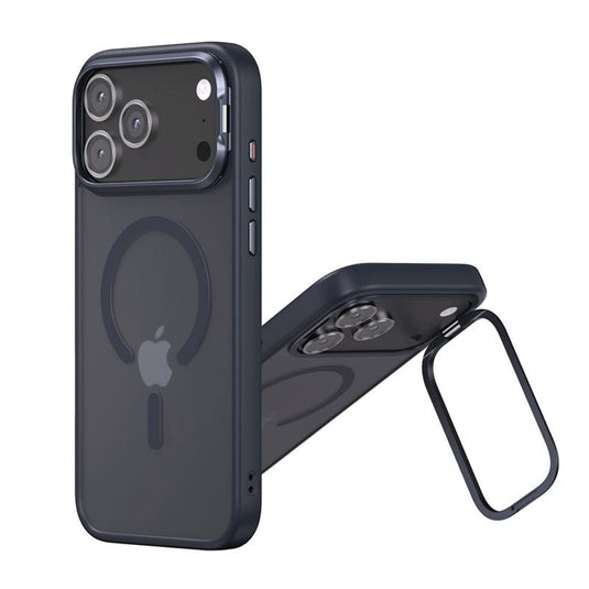 [Magsafe Compatible] Apple iPhone 17/Air/pro/pro max - Invisible Camera Stand Shockproof Case - i-Station Mobile Phone & Electronic Device Repair and Accessories