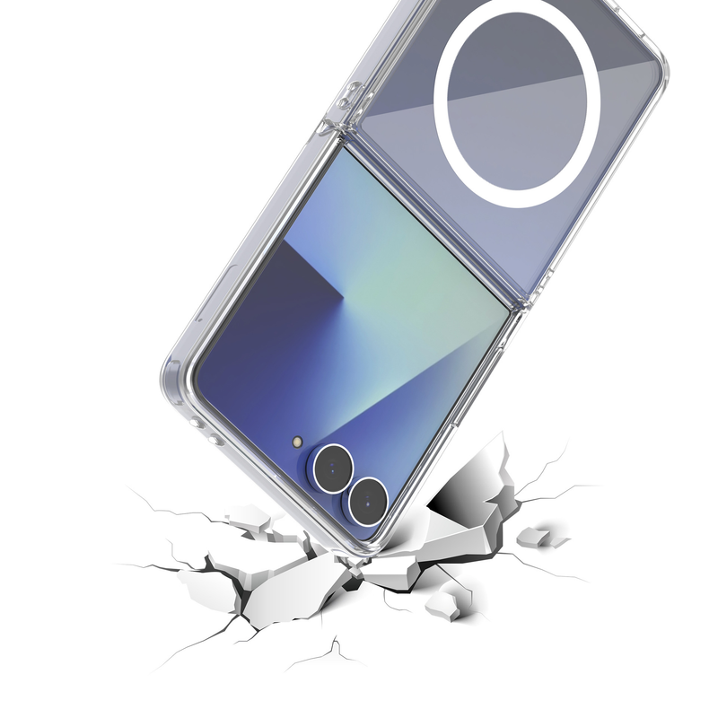 Load image into Gallery viewer, [Magsafe Compatible] Samsung Galaxy Z Flip8 - Hard PC Ultra Thin Hinge Protection Shockproof Non-Slip Scratch-Resistant Full Protective Clear Case
