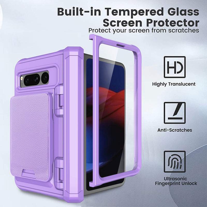 Load image into Gallery viewer, [2 in 1  Detachable][With Card Slot] Google Pixel Fold - Full Coverage Shockproof Folding Case
