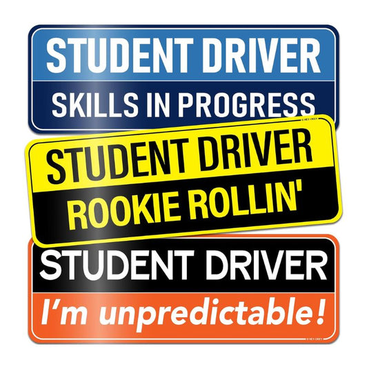 Universal Magnetic New Driver Car Sign – Removable & Reusable Safety Sticker for Vehicles (3 Pack) - i-Station Mobile Phone & Electronic Device Repair and Accessories