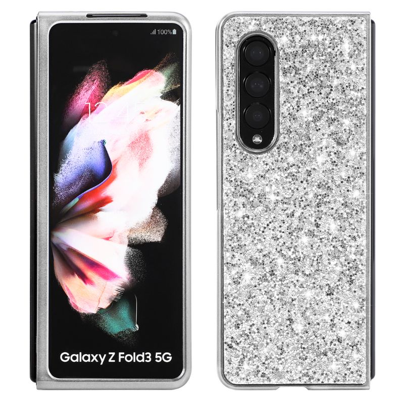 Load image into Gallery viewer, Samsung Galaxy Z Fold 5 SM-F946 Ultra-thin Electroplated Diamond-studded Glitter Shockproof Blingbling Series Case
