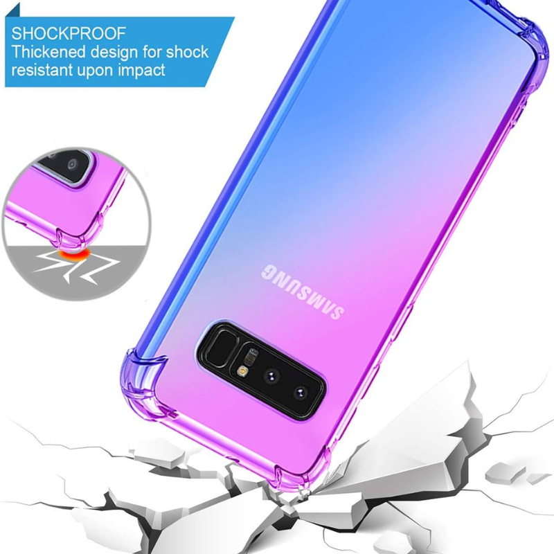 Load image into Gallery viewer, Samsung Galaxy A70 SM-A705/S SM-A707 TPU Rainbow Gradient Color Anti-fall Heavy Duty Series Case
