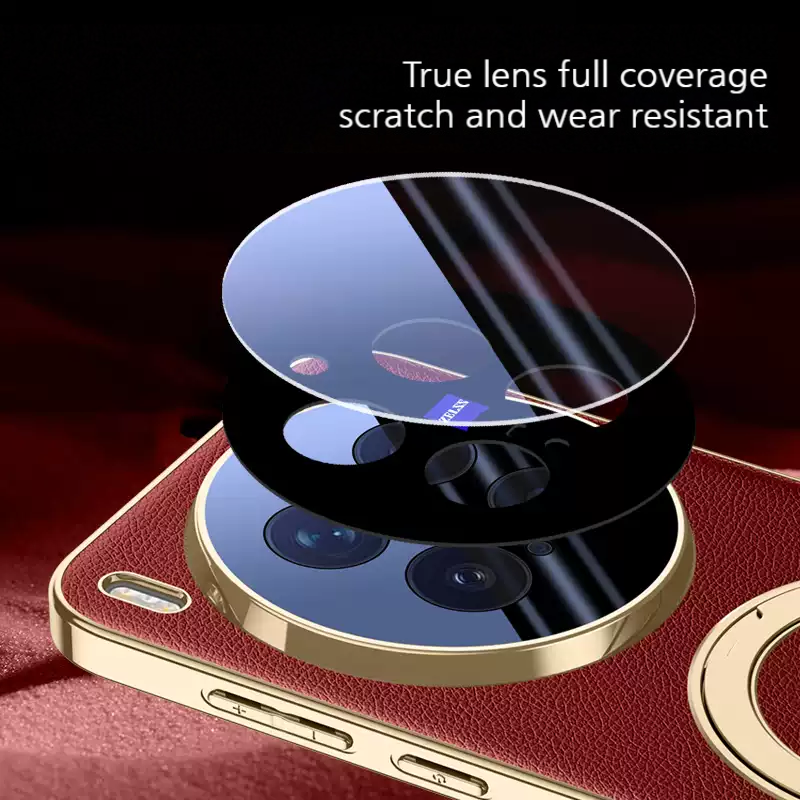 Load image into Gallery viewer, [With Metal Bracket] VIVO X300/X300s/Pro/Ultra - PU Leather Full Coverage Shockproof Case
