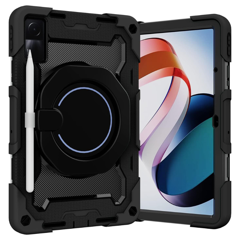 Load image into Gallery viewer, [Built-in Ring Holder] Xiaomi Mi Pad 5 Pro 12.4&quot; 2022 360 Degree Rotation  EVA Kid Friendly Heavy Duty Series Case
