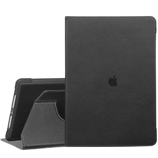 Apple iPad Air 13-inch M2 (2024) 360° Degree Premium Leather Full Cover Adjustable Rotation Essentials Case