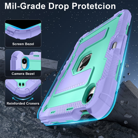 [Built-in Stand][With Shoulder Strap] Apple iPad Air 4/5 10.9'' 4/5th Gen (2020/2022) Kids Full-cover Heavy Duty Case