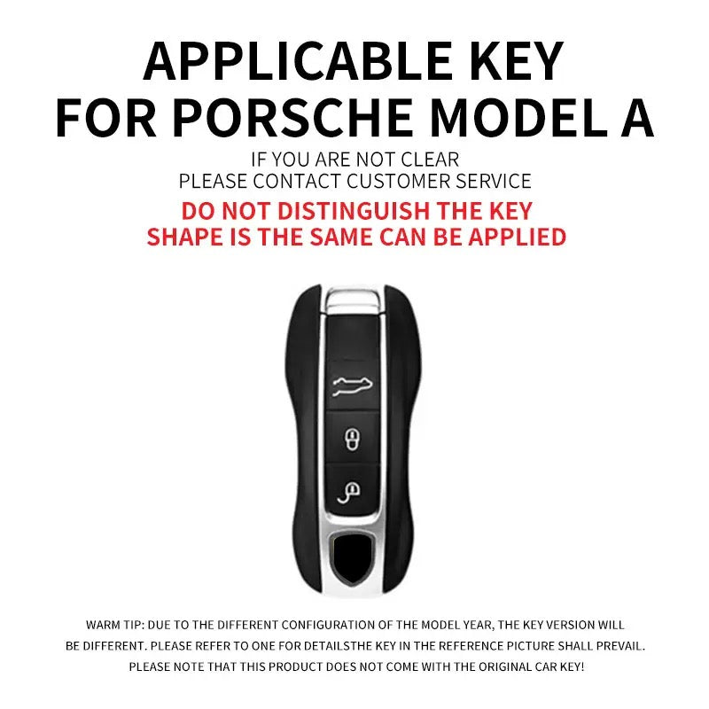 Load image into Gallery viewer, Porsche Stylish Touches Car Key Fob Case Cover For Cayenne, Panamera, Taycan, Macan, 718, 911
