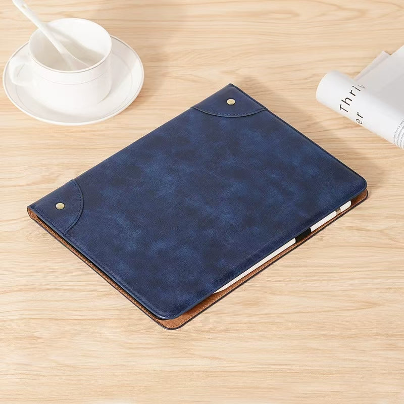 Load image into Gallery viewer, Apple iPad Pro 10.5-inch 2nd Gen (2017) Leather Shockproof Book Style Flip Tablet Case
