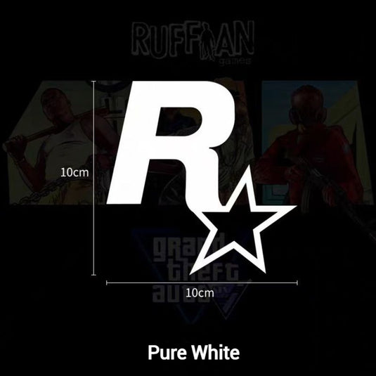R Star Car Stickers Electric Game Around GTA5 Speed Car Body Scratch Stickers Fuel Tank Cover Stickers - i-Station Mobile Phone & Electronic Device Repair and Accessories