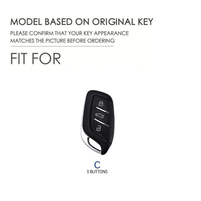 Load image into Gallery viewer, Roewe Zinc Alloy Full Protection Car Key Fob Case Cover For RX5 PLUS, i5, i6 MAX,  D7, CLEVER, RX3, IMAX8, ei5, ei6
