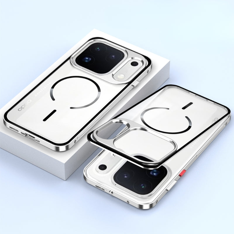 Load image into Gallery viewer, [Magsafe Compatible] OPPO Find X10 / Pro Max / E - Transparent Essentials Series Case With Metal Frame
