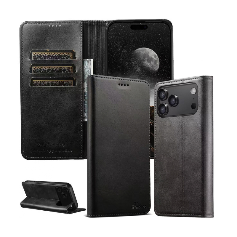 Load image into Gallery viewer, [With Card Slot] Apple iPhone 18 Pro / Pro Max Leather Flip Shockproof Wallet Series Case

