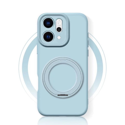 [Magsafe Compatible][Built-in Stand] OPPO Reno14 & Pro - 360° Rotating Kickstand Liquid Silicone Case