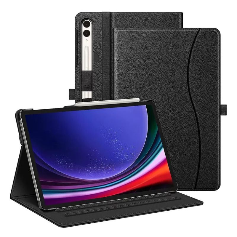 Load image into Gallery viewer, [With Pen Slot] Samsung Galaxy Tab S8 Ultra &amp; S9 Ultra &amp; S10 Ultra 14.6&quot; Multi-angle Flip Cover Stand Series Case
