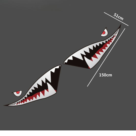 Universal Car 3D Shark Mouth Car Side Door Stickers For Vinyl Self-Adhesive Decals - i-Station Mobile Phone & Electronic Device Repair and Accessories