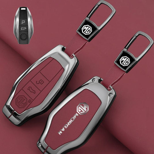 MG Full coverage protection with Zinc Alloy Car Key Fob Case Cover For MG7 2023 2024